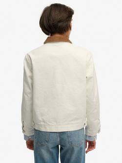 Superdry Cord Collar Ranch Jacket - view 2, Off White