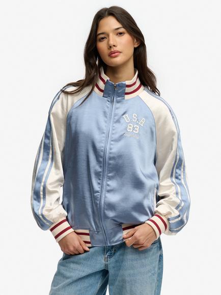 Superdry Suika Track Jacket, Tidal Blue, Tidal Blue