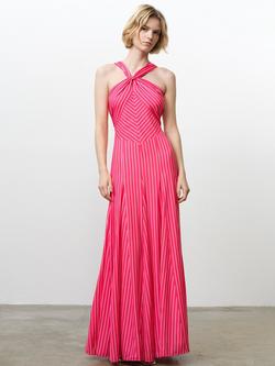 French Connection Clarisa Stripe Maxi Dress, Pink, Pink