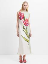 French Connection Dori Floral Maxi Dress, White/Multi
