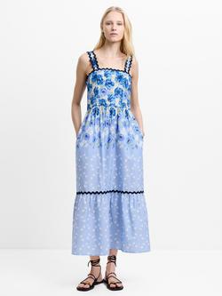 French Connection Ivy Cambria Floral Sundress, Blue/Multi, Blue/Multi