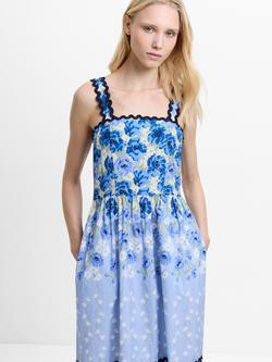 French Connection Ivy Cambria Floral Sundress, Blue/Multi - view 2, Blue/Multi