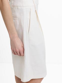 French Connection Raquel Bermuda Shorts, Cream - view 2, Cream