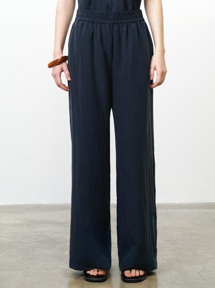 French Connection Melina Wide Leg Trousers, New Navy - view 2, New Navy