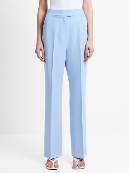 French Connection Sammie Tailored Straight Leg Trousers, Mid Pretty Blue - view 2, Mid Pretty Blue
