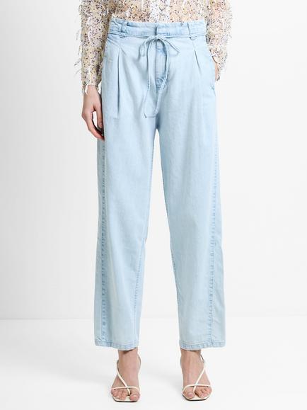 French Connection Chess Denim Tapered Leg Jeans, Beach Blue - view 2, Beach Blue