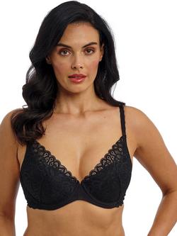 Wacoal Raffiné Underwired Plunge Bra, Black