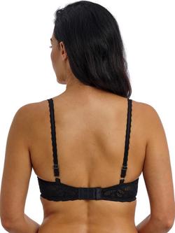 Wacoal Raffiné Underwired Plunge Bra - view 2, Black