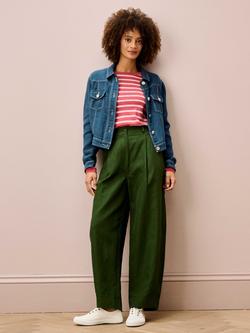 Brora Utility Pure Linen Jacket, Ink - view 2, Ink