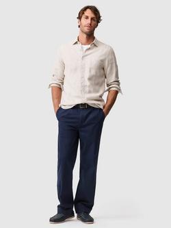 Rodd & Gunn Coromandel Washed Linen Long Sleeve Shirt, Oatmeal - view 2, Oatmeal