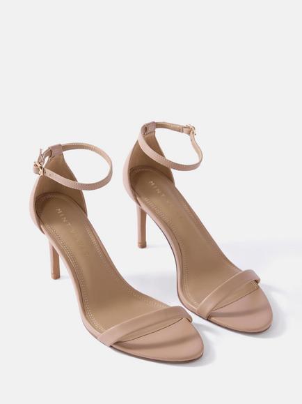 Mint Velvet Skye Strappy High Heel Sandals - view 2, Pink Light