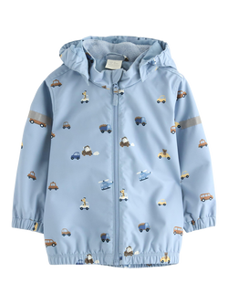 Lindex Kids' Water-Repellent Transport Raincoat, Light Blue, Light Blue