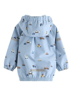 Lindex Kids' Water-Repellent Transport Raincoat, Light Blue - view 2, Light Blue