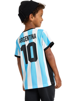 Lindex Kids' Argentina V-Neck T-Shirt, Black - view 2, Black
