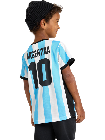 Lindex Kids' Argentina V-Neck T-Shirt, Black - view 2, Black
