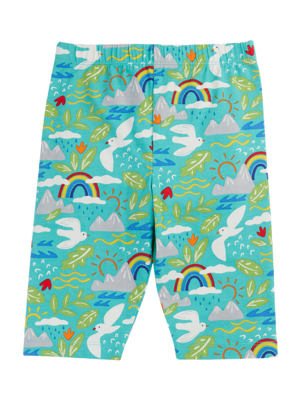 Frugi Kids' Laurie Cycling Shorts, Happy Hikes, Happy Hikes