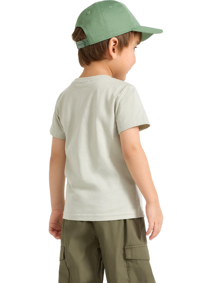 Lindex Kids' Cotton Sequin Dinosaur T-Shirt, Light Green/Multi - view 2, Light Green/Multi