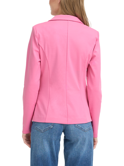 ICHI Kate Single Button Blazer - view 2, Wild Orchid