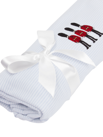 Trotters Baby Hugo Guardsman Blanket, Bstripe, Bstripe