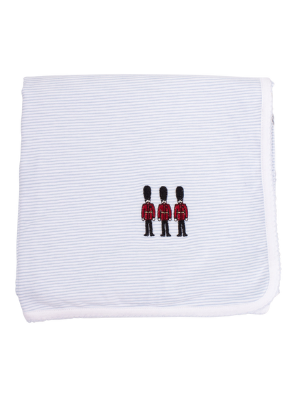Trotters Baby Hugo Guardsman Blanket, Bstripe - view 2, Bstripe