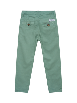 Trotters Kids' Jacob Chino Trousers, Sage - view 2, Sage