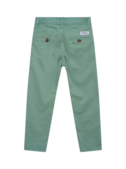 Trotters Kids' Jacob Chino Trousers, Sage - view 2, Sage