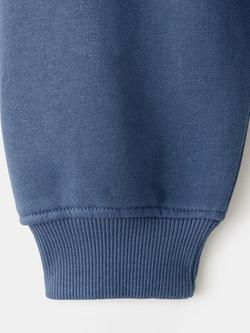 Mango Kids' Cotton Blend Graphic Sweatshirt, Blue - view 2, Blue