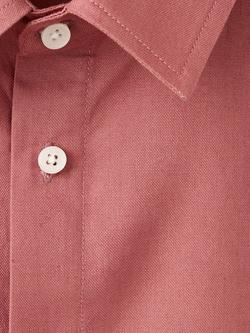 Mango Kids' Cotton Shirt, Cherry - view 2, Cherry