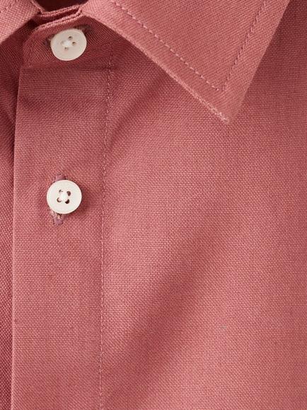 Mango Kids' Cotton Shirt, Cherry - view 2, Cherry