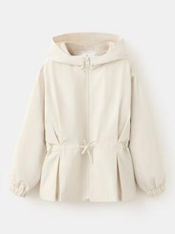 Mango Kids' Hooded Jacket, Raw, Raw