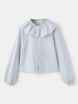 Mango Kids' Blouse, Blue, Blue