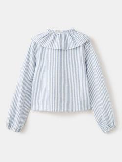 Mango Kids' Blouse, Blue - view 2, Blue