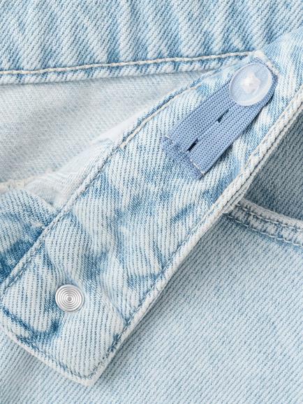 Mango Kids' Denim Skirt, Light Blue - view 2, Light Blue
