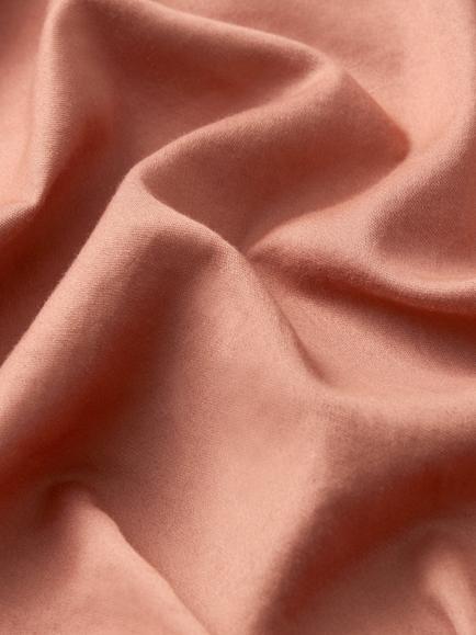 John Lewis Washed Organic Cotton Flat Sheet - view 2, Desert Sand