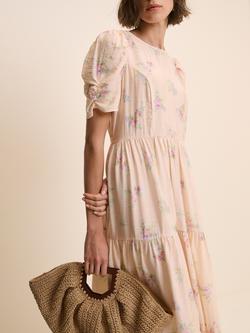 Nobody's Child Hudson Floral Midi Dress, Pink - view 2, Pink