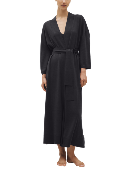 SHLEEP ShleepHalo™ Merino Silk Dressing Gown, Arabian Night Sky