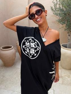 Never Fully Dressed Dolce Vita T-Shirt Dress, Black - view 2, Black