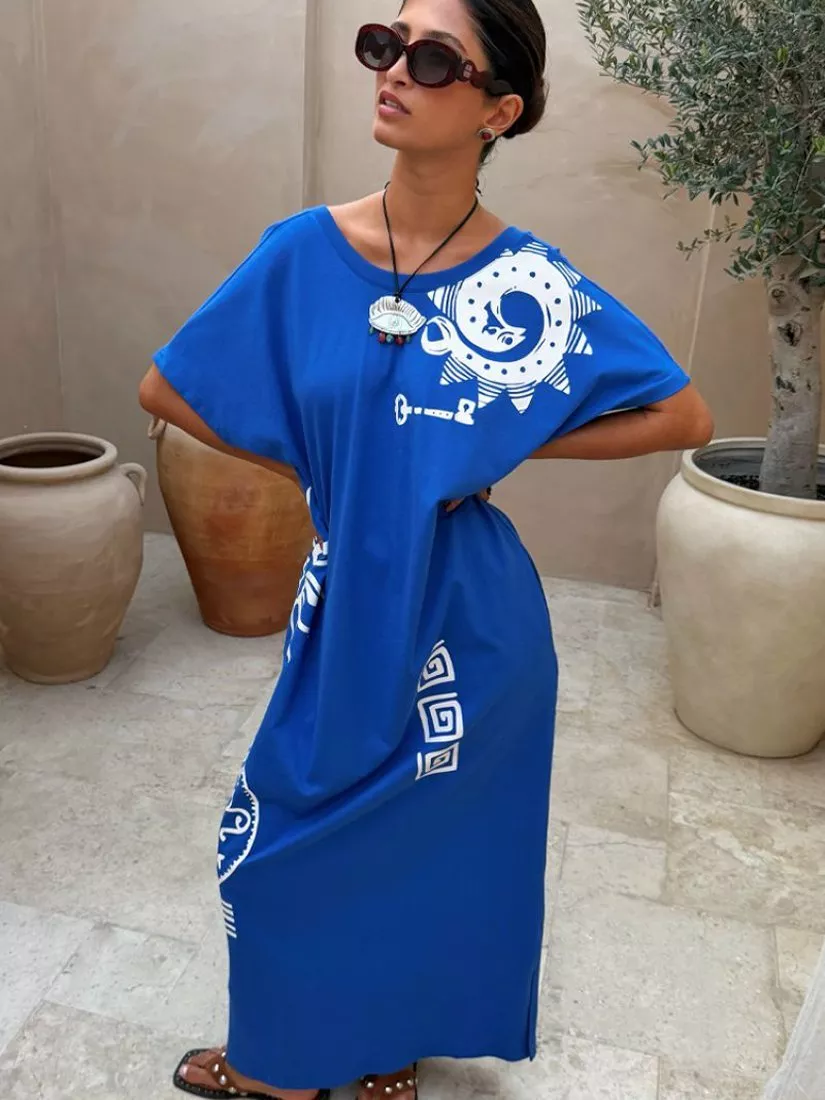 chinese dress ladies Tall T-Shirt Maxi Dress main image 0