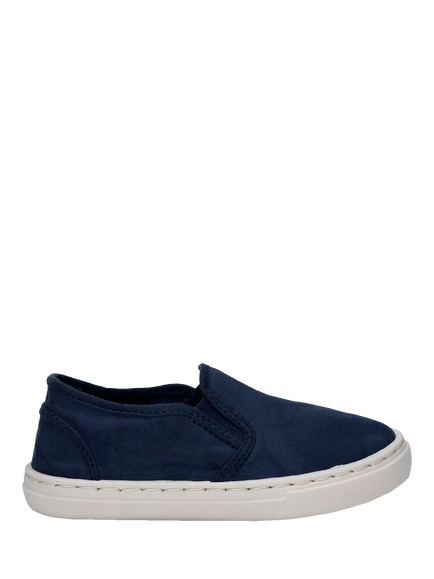 Trotters Kids' Hampton Canvas Shoreham Slip On Shoes, Navy