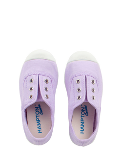 Trotters Adult Hampton Canvas Plum Plimsolls - view 2, Lavender