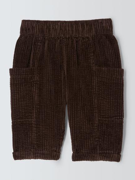 John Lewis Baby Corduroy Trousers, Brown, Brown