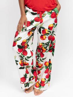 Cyberjammies Tara Apple Print Pyjama Bottoms, Red, Red
