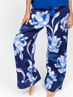 Cyberjammies Essie Floral Pyjama Bottoms, Navy/Multi, Navy/Multi