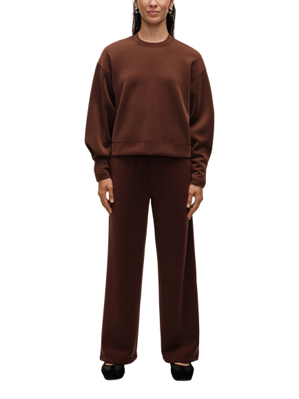 Casall Wide Leg Joggers, Dark Brown - view 2, Dark Brown