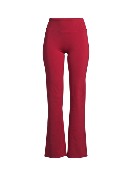 Casall Soft Touch Flared Leggings, Maroon Red, Maroon Red