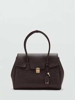Mango Siena Shoulder Bag, Chocolate, Chocolate