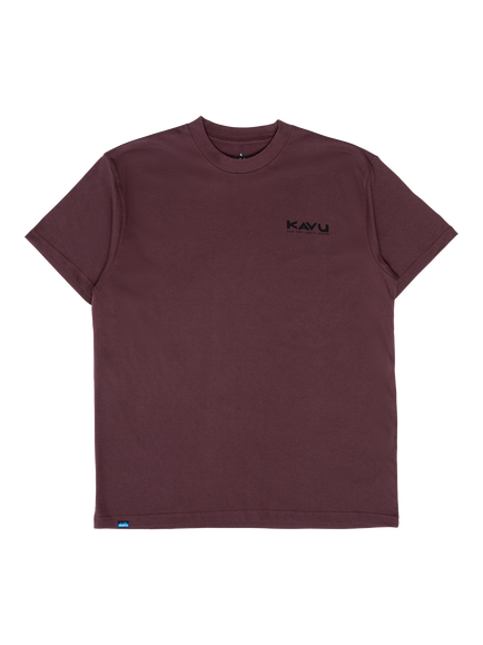 KAVU Klear Pure Cotton Graphic Crew Neck T-Shirt, Cocoa Powder, Cocoa Powder