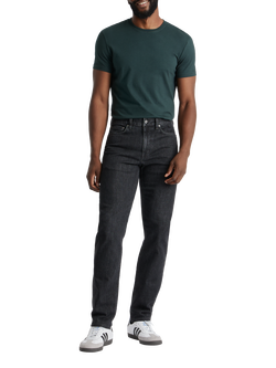 SPOKE Original Denim Regular Thigh Slim Jeans, Charcoal, Charcoal