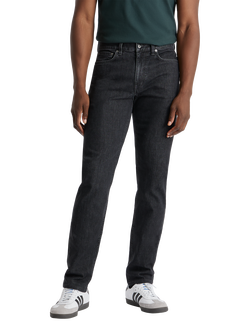 SPOKE Original Denim Regular Thigh Slim Jeans, Charcoal - view 2, Charcoal