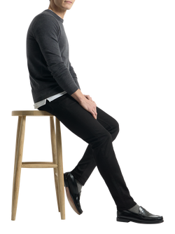 SPOKE Original Denim Wide Thigh Slim Jeans, Infinity Black - view 2, Infinity Black